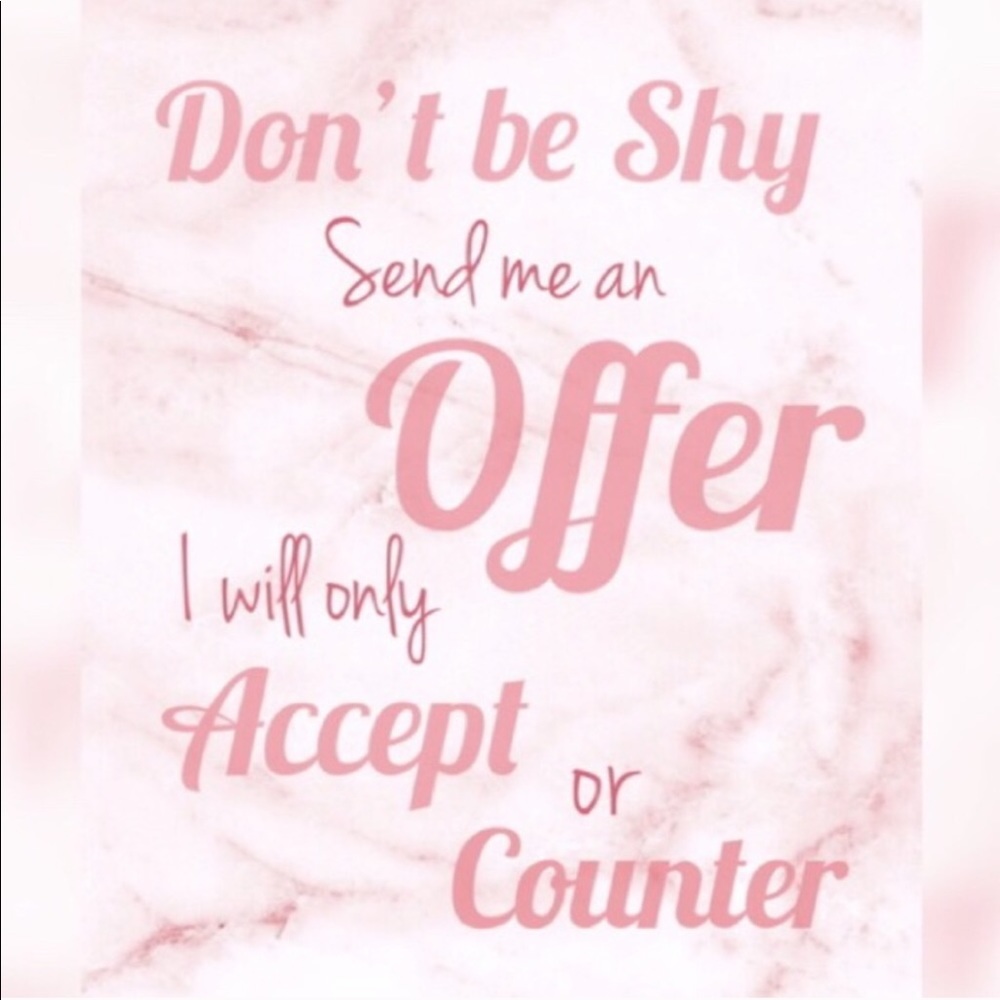 !Limited time accepting all offer! 💓